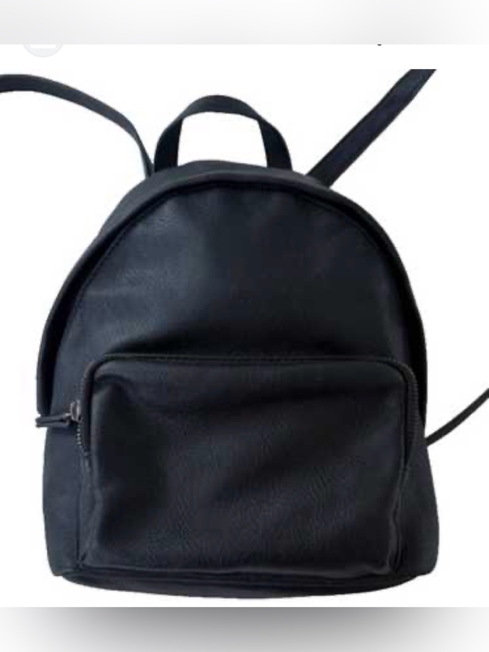 UEC Universal Thread BLACK Faux Leather Mini Backpack